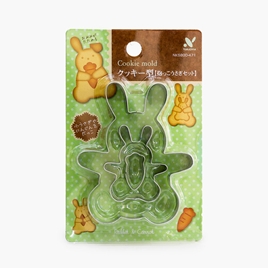 Khuôn cắt bánh quy cookie hình thỏ & cà rốt 3 cái