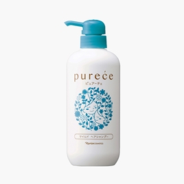 Dầu gội Nhật Bản thảo mộc thiên nhiên Purece 550ml, thích hợp cho cả người lớn và trẻ em