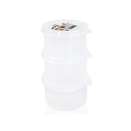 Hộp đựng thực phẩm Nhật Bản trữ đông, trữ mát, dùng lò vi sóng Nakaya 180mlx3