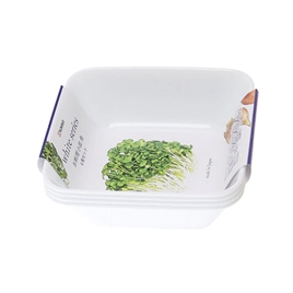 Đĩa nhựa Nhật Bản dùng được lò vi sóng Nakaya 12x12cm (4 cái)