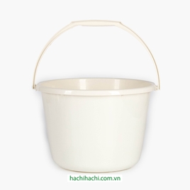 Xô nhựa 6L màu trắng 