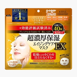 Mặt nạ siêu dưỡng ẩm và chống lão hóa da Nhật Bản Kose Ex Clear Turn 40 miếng  
