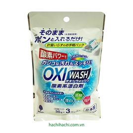 Chất tẩy trắng quần áo Oxi Wash (30gx3 gói) Chống khuẩn khử mùi