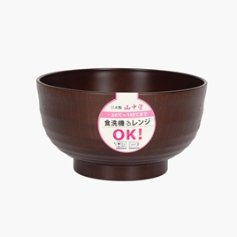 Chén bát nhựa Nhật Bản, chén bát ăn cơm dùng được lò vi sóng Tanaka Hashi 12.7cm