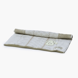 Khăn vải cotton Organic Nissen 34x35cm Antique Girly AG-3502IV Ivory