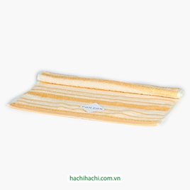 Khăn cotton cao cấp Nissen 34x35cm Melto Border Orange