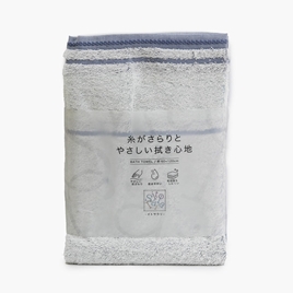 Khăn vải cotton Nissen 60x120cm Itosarari Muji Blue