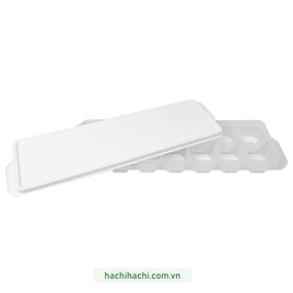 Khay đá viên Pearl Metal 14 viên (Ấn lấy đá dễ dàng-Kèm nắp đậy)