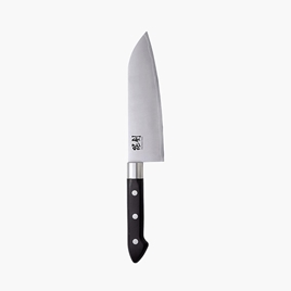 Dao bếp inox cao cấp 3 lớp lõi thép Carbon sắc bén Hiken Santoku lưỡi 16.5cm