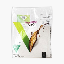 Giấy lọc cà phê Pour Over Hario Nhật Bản 100 cái V60-VCF-02-100W 1-4 cups