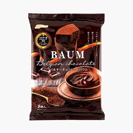Bánh Baumkuchen vị Socola cắt lát 160g (8 cái)