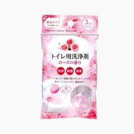 Viên sủi tẩy rửa, khử mùi, kháng khuẩn bồn cầu hương hoa hồng 10gx3 viên