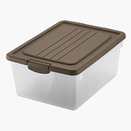 Hộp đựng có nắp đậy Sanka size M 31.5x45.5x19cm - Nâu