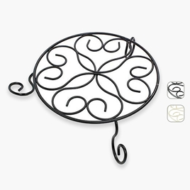 Đế đĩa lót chậu cây cảnh 18cm (Nhiều mẫu, giao mẫu ngẫu nhiên)