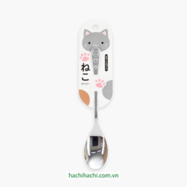 Muỗng thìa inox Nhật Bản Echo Metal hình mèo 18cm