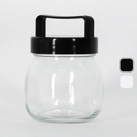 Hũ thuỷ tinh 300ml Nắp có quai cầm (Nhiều mẫu)-Giao mẫu ngẫu nhiên