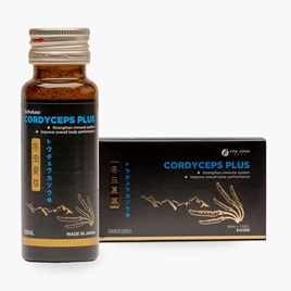TPBVSK: Nước uống đông trùng hạ thảo Nhật Bản Cordyceps Plus 50mlx10 chai, bổ phổi, thận, tăng đề kháng