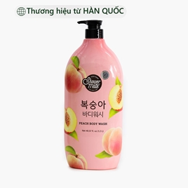 Sữa tắm Hàn Quốc Aekyung Showermate natural peach body wash (hương đào tươi mát) 1.2L
