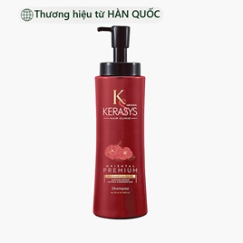 Dầu gội Hàn Quốc phục hồi hư tổn, dưỡng bóng mượt Aekyung Kerasys oriental premium red camellia ex 600ml