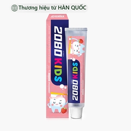 Kem đánh răng trẻ em Hàn Quốc Aekyung 2080 Kids Strawberry Toothpaste 80g (Hương dâu)