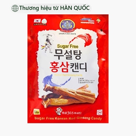 Kẹo hồng sâm không đường tinh luyện Hàn Quốc 365 500g
