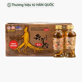 TPBS: Nước nhân sâm Hàn Quốc Wonkisam không đường 120ml x 10 chai