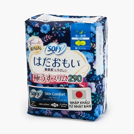 Băng vệ sinh ban đêm siêu mỏng có cánh Sofy Ultra Thin 29cm 8 miếng