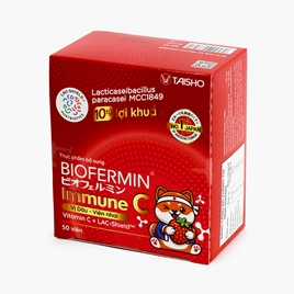 TPBS: Viên nhai Biofermin Immune C - vị dâu  (50 viên)