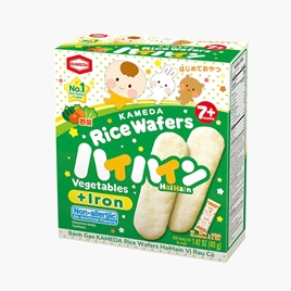 Bánh gạo Kameda Rice Wafers Haihain vị rau củ 40g (12 gói x 2 cái)