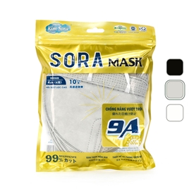 Khẩu trang y tế  Kim Sora 4 lớp 9A 10 cái (Nhiều mẫu)-Giao mẫu ngẫu nhiên