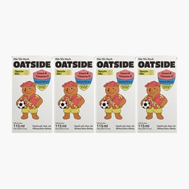 TPBS: Sữa yến mạch vị nguyên bản Oatside 115mlx4 hộp
