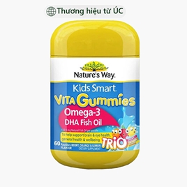 TPBVSK: Kẹo dẻo nhai bổ sung DHA  Nature