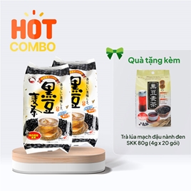 Combo siêu hời mua 2 Trà lúa mạch đậu đen SKK 400g (10g x 40 gói) tặng 1 Trà lúa mạch đậu nành đen SKK 80g (4g x 20 gói)