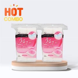 Combo siêu tiết kiệm 2 Bông tẩy trang Cotton Labo 100 miếng