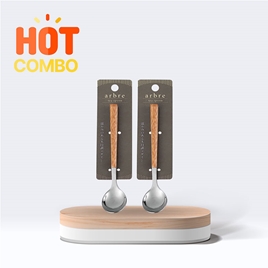 Combo siêu tiết kiệm 2 Muỗng inox Echo Metal 15.8cm 
