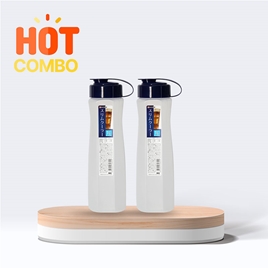 Combo siêu tiết kiệm 2 Bình nước nhựa Nhật Bản Nakaya 1L
