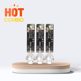 Combo siêu tiết kiệm 3 Muỗng inox 304 cao cấp 17.2cm