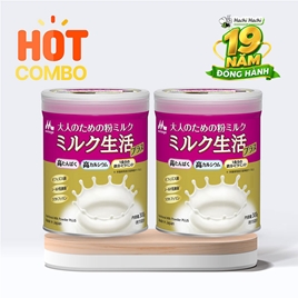 Combo siêu tiết kiệm 2 hộp TPBS: Sữa bột dinh dưỡng cho người lớn Morinaga Plus 300g