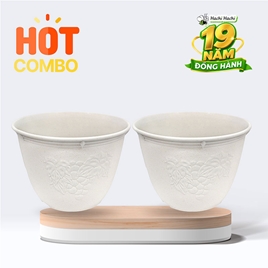 Combo siêu tiết kiệm 2 Chậu cây 24cm 