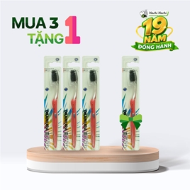 Combo siêu hời mua 3 tặng 1 Bàn chải đánh răng than hoạt tính kháng khuẩn Okamura type D
