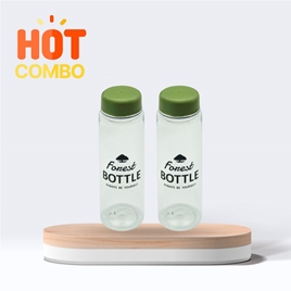 Combo siêu tiết kiêm 2 Bình nước nhựa 500ml (Nhiều mẫu)