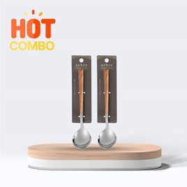 Combo siêu tiết kiêm 2 Muỗng inox Echo Metal 20.6cm