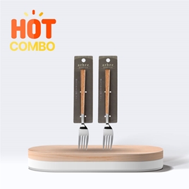 Combo siêu tiết kiêm 2 Nĩa inox Echo Metal 21cm