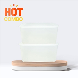 Combo siêu tiết kiêm 2 Hộp đựng vật dụng 26x19cm