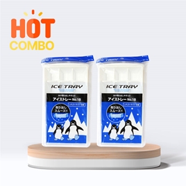 Combo siêu tiết kiệm 2 Khay đá viên Inomata 18 viên