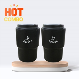 Combo siêu tiết kiệm 2 Ly giữ nhiệt Nhật Bản BPA Free Yamada 320ml (Nhiều mẫu)