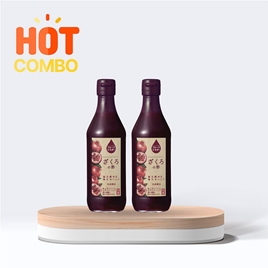 Combo siêu tiết kiệm 2 chai Giấm lựu Nhật Bản Uchibori 360ml