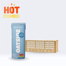 Combo siêu tiết kiệm 1 thùng 24 hộp TPBS: Sữa yến mạch đậm đà Oatside 180ml