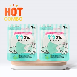 Combo siêu tiết kiệm 2 Khẩu trang cho bé 3D chống bụi mịn PM2.5, virus 7 cái