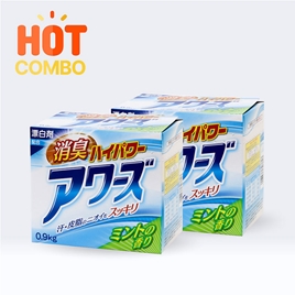 Combo siêu tiết kiệm mua 2 Bột giặt khử mùi quần áo Rocket hương bạc hà 900g